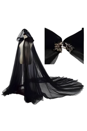 Hooded Cape Vampire Bride Cape Lady 5512