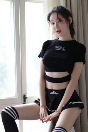 Japanese student large size cheerleading performance clothing 030
