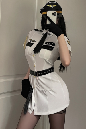 Sexy policewoman uniform seductive sexy underwear 506