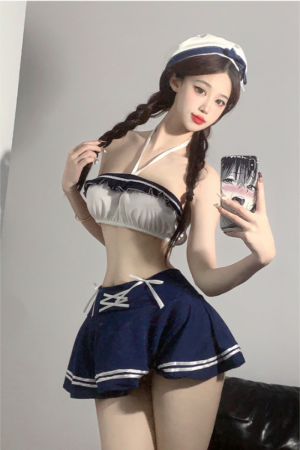 Schoolgirl bed maid uniform 4219