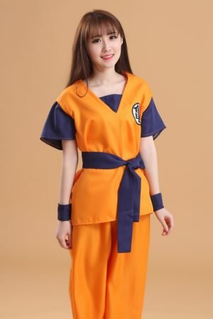 Goku cartoon cosplay Halloween costume01