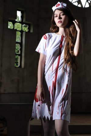 Vampire nurse dress0002